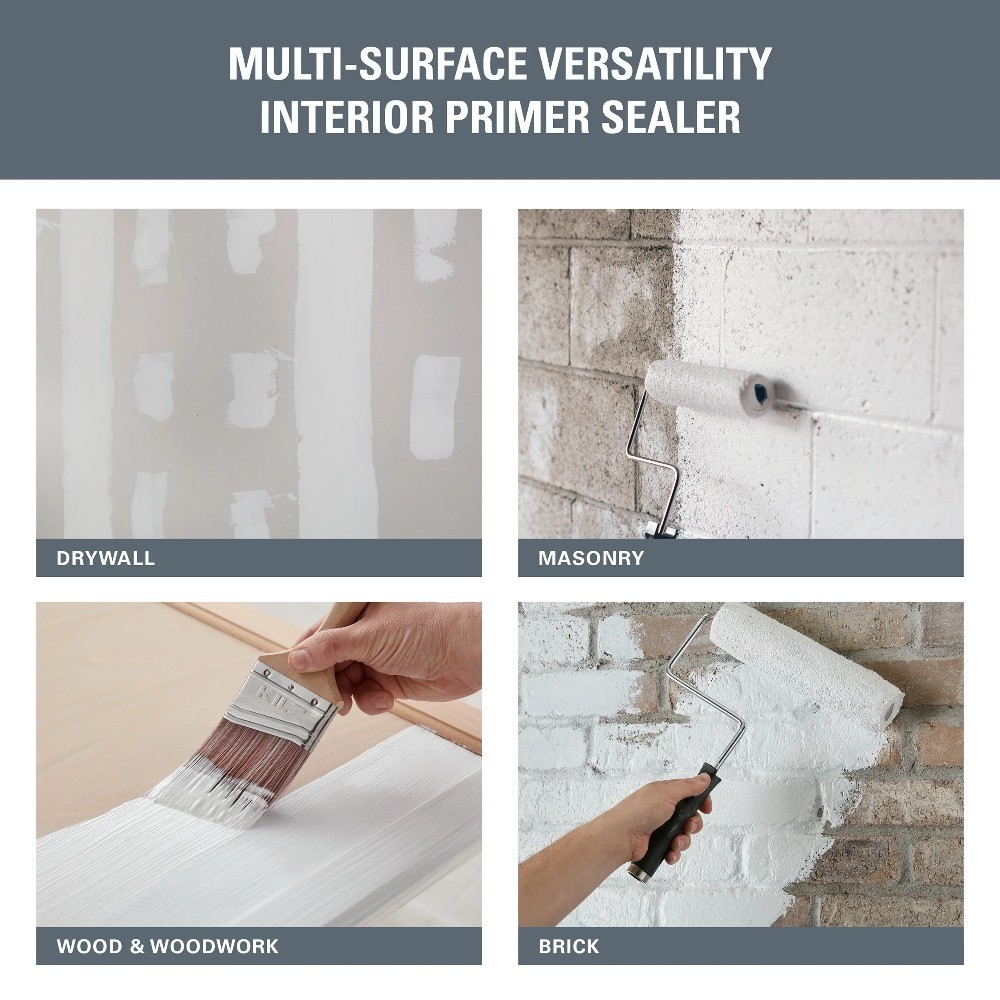 1 STANDARD Interior Water-Based Wall Primer for Multi-Surface Use, 1 Gallon