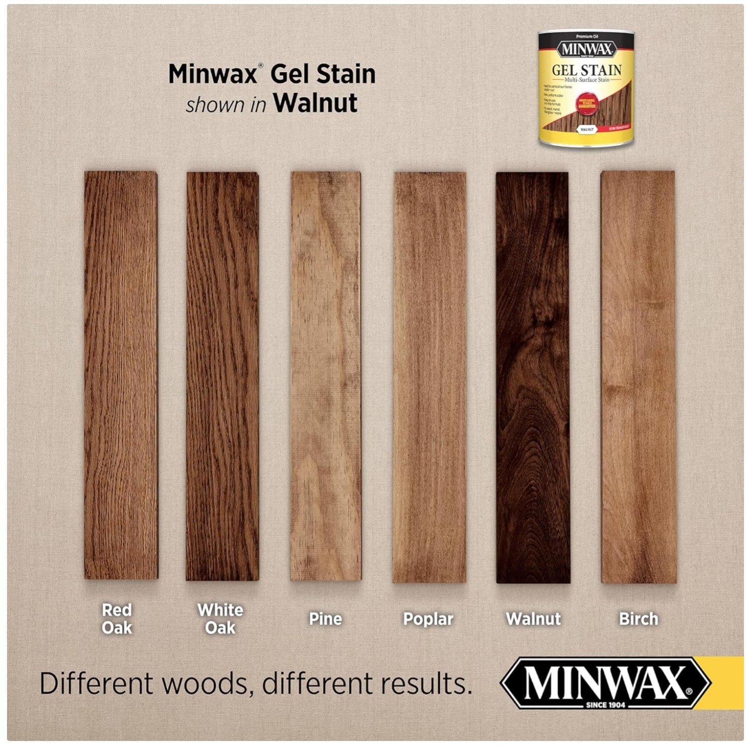 Walnut Wood Gel Stain – 1 Quart`^-
