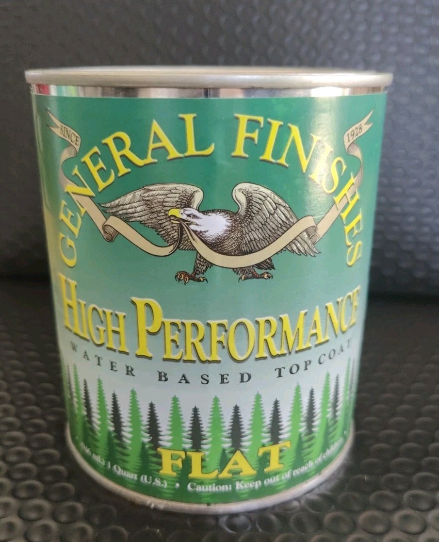 New HP Polyurethane WB Flat Finish Quart $