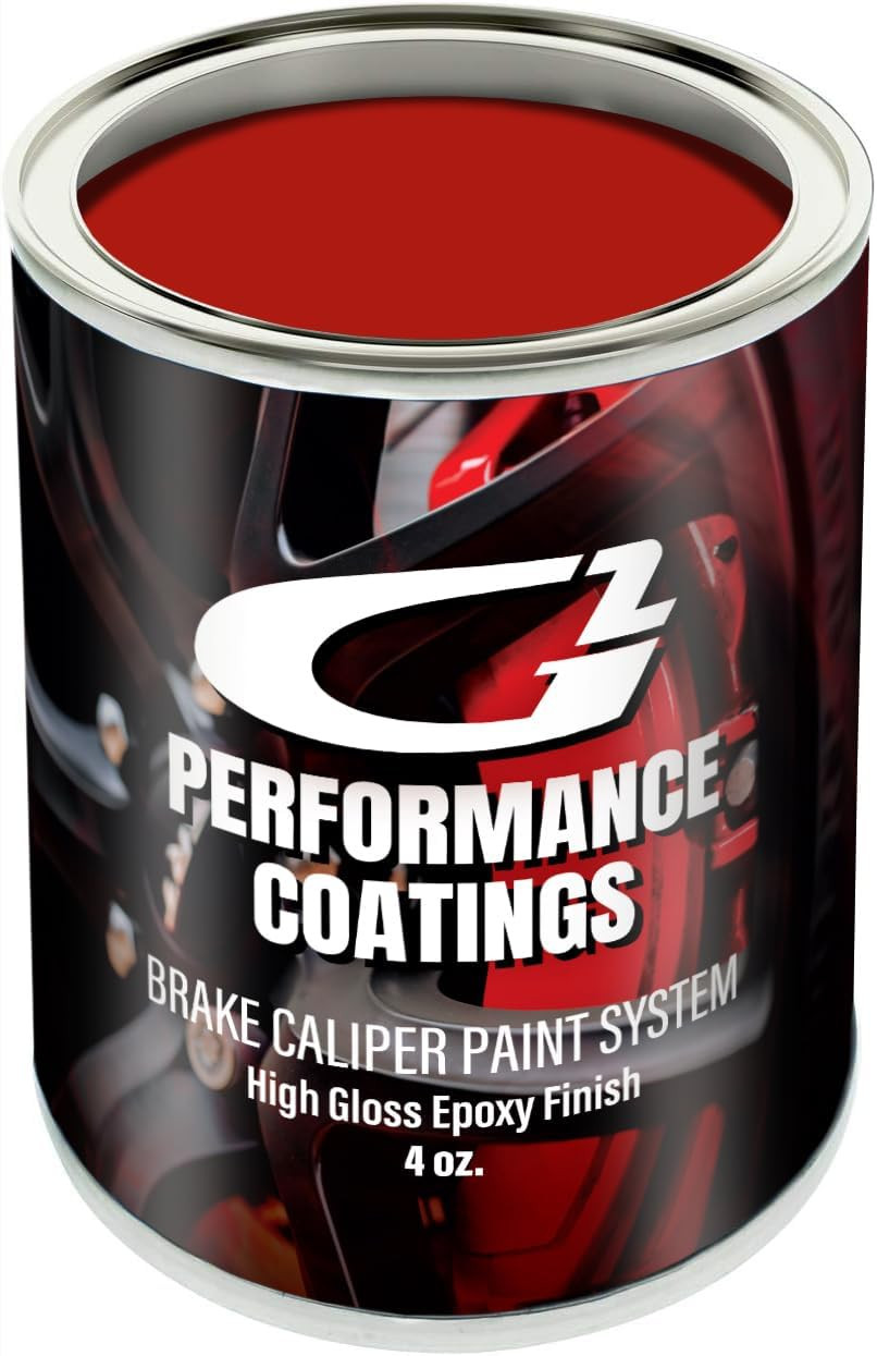 High Gloss Red High Temp Brake Caliper Paint System Set 160