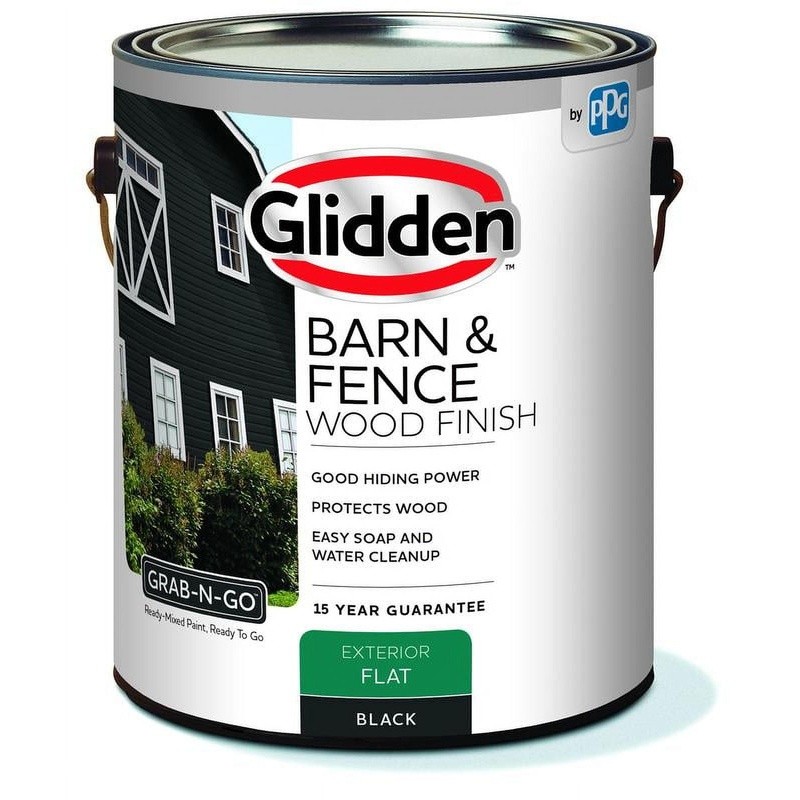 Durable Exterior Liquid Paint Flat Finish Multi-Surface Wood Metal Concrete New