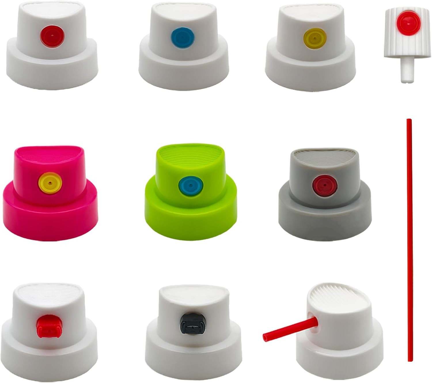 10 Pack Spray Can Nozzle for Female Cans – Universal Spray Paint Nozzles for Can