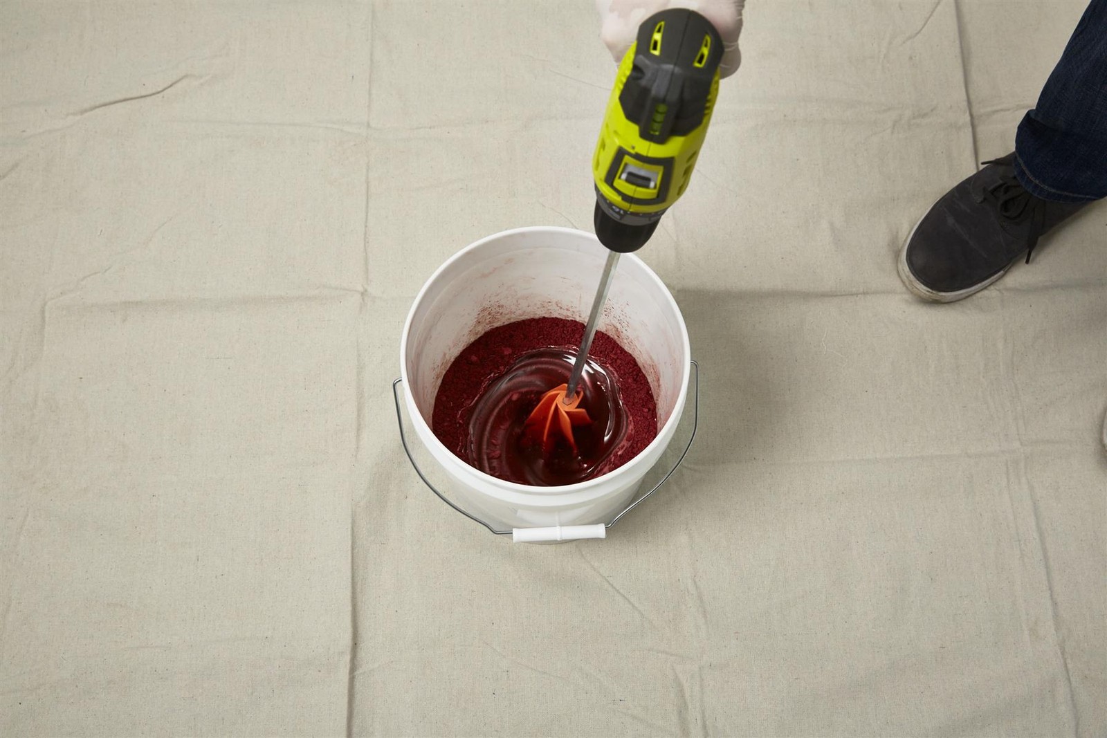 RockSolid Metallic Floor Coating Kit, Cherry Bomb, High Gloss, 80 Oz – 286896