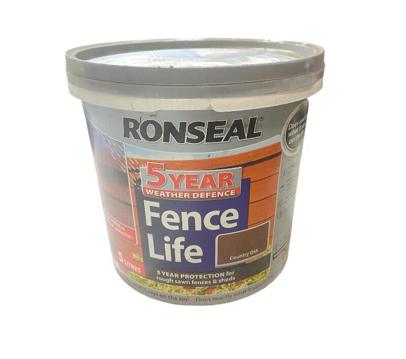 RONSEAL FENCE LIFE Rovere Campagna 5 LT IMPREGNANTE AD ACQUA