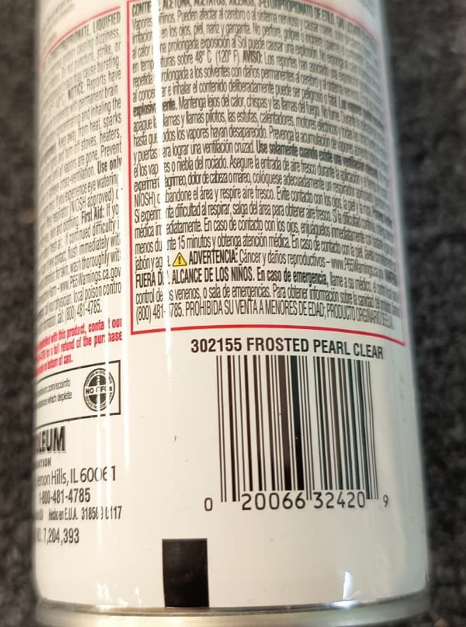 Lot of 6 – Rust Oleum Universal Frosted Pearl Spray 11 Ounce Durable coat – New