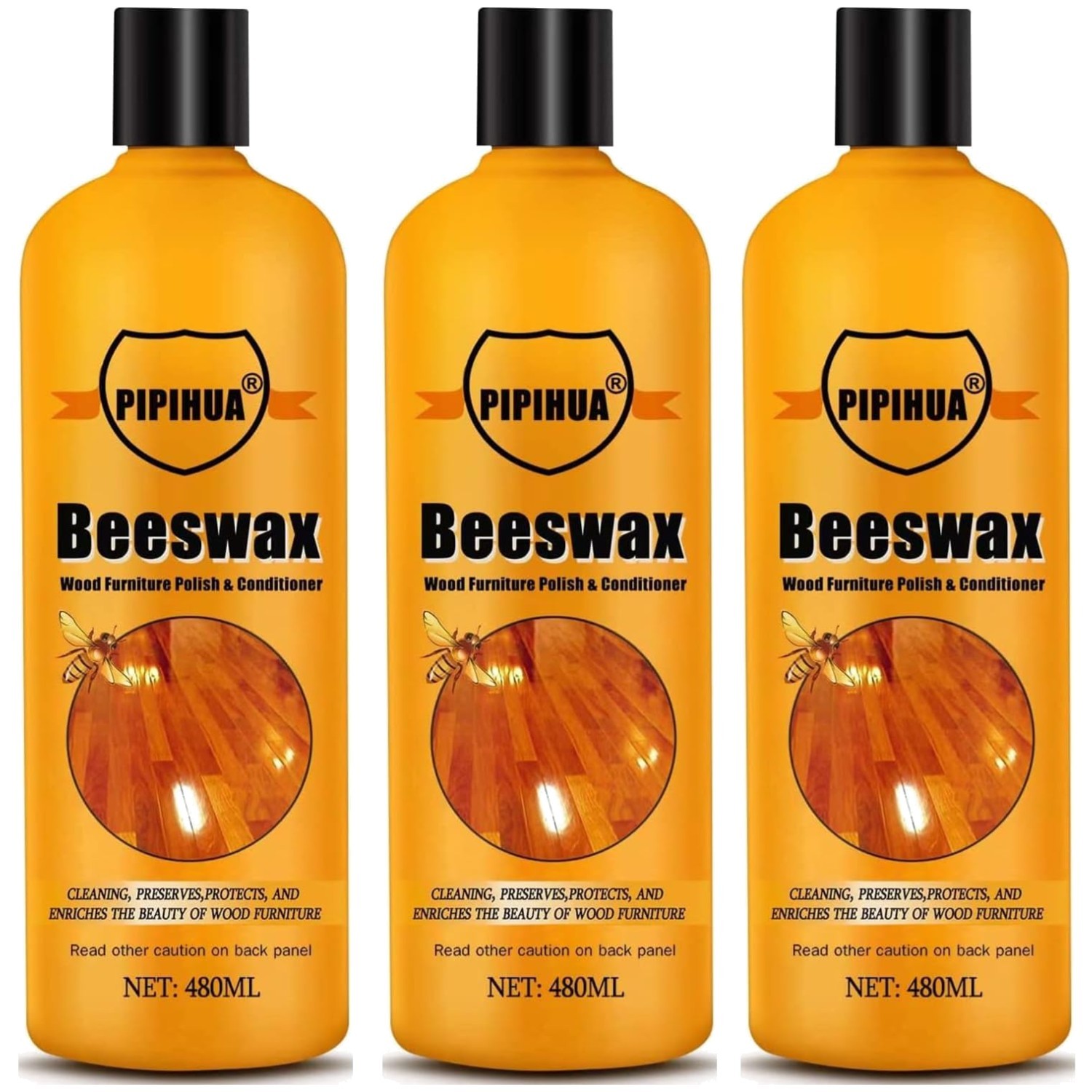 Beeswax Furniture Polish – Wood Restorer & Protector 16.23oz