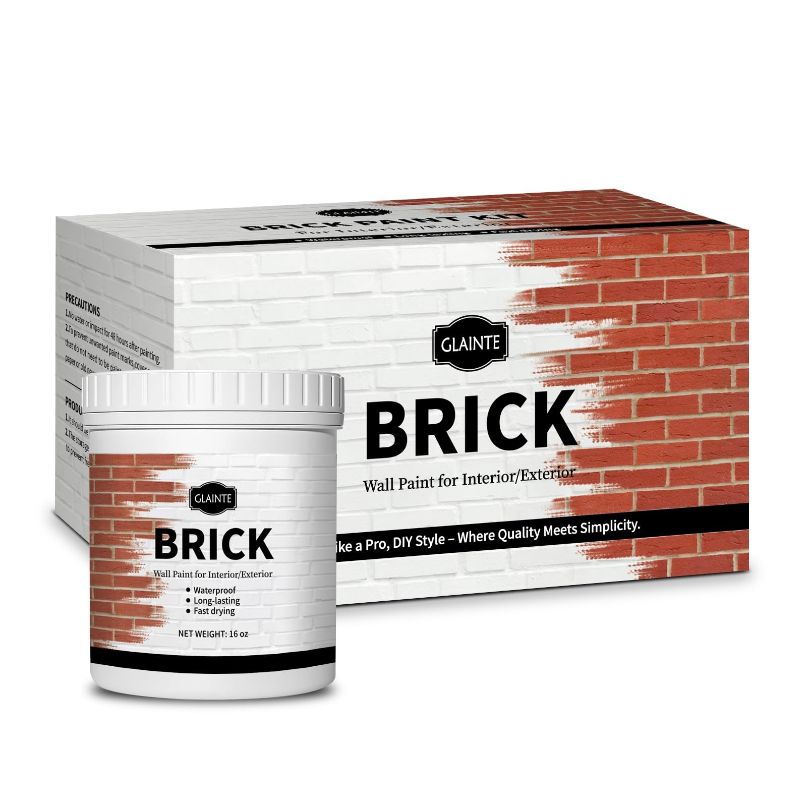 Brick Transformation Paint for Brick, Fireplaces, Walls, and Concrete, Interi…