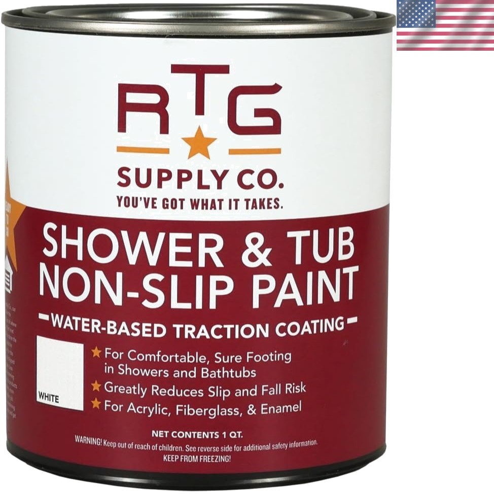 RTG Shower & Tub Non-Slip Paint Quart, White