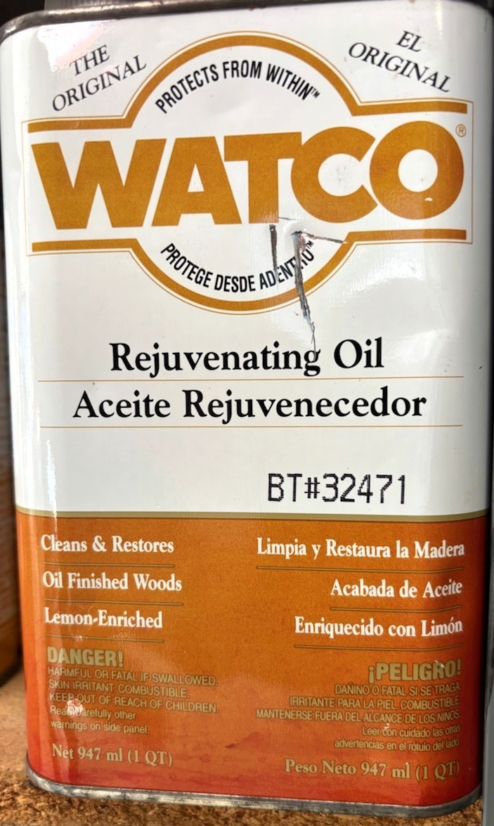 WATCO REJUVENATING OIL QUART