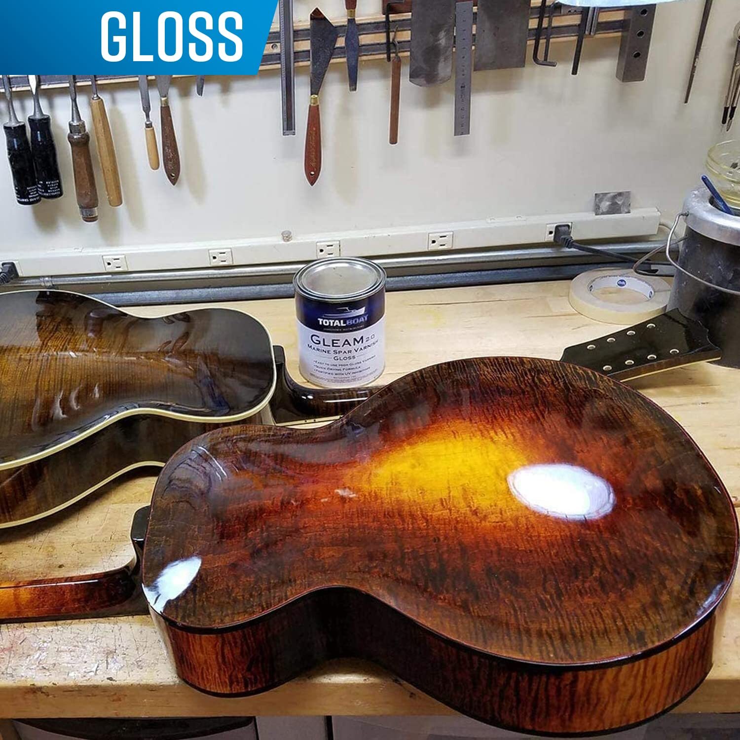 Gleam Marine Spar Varnish Gloss And Satin Polyurethane Finish For Wood Boats and