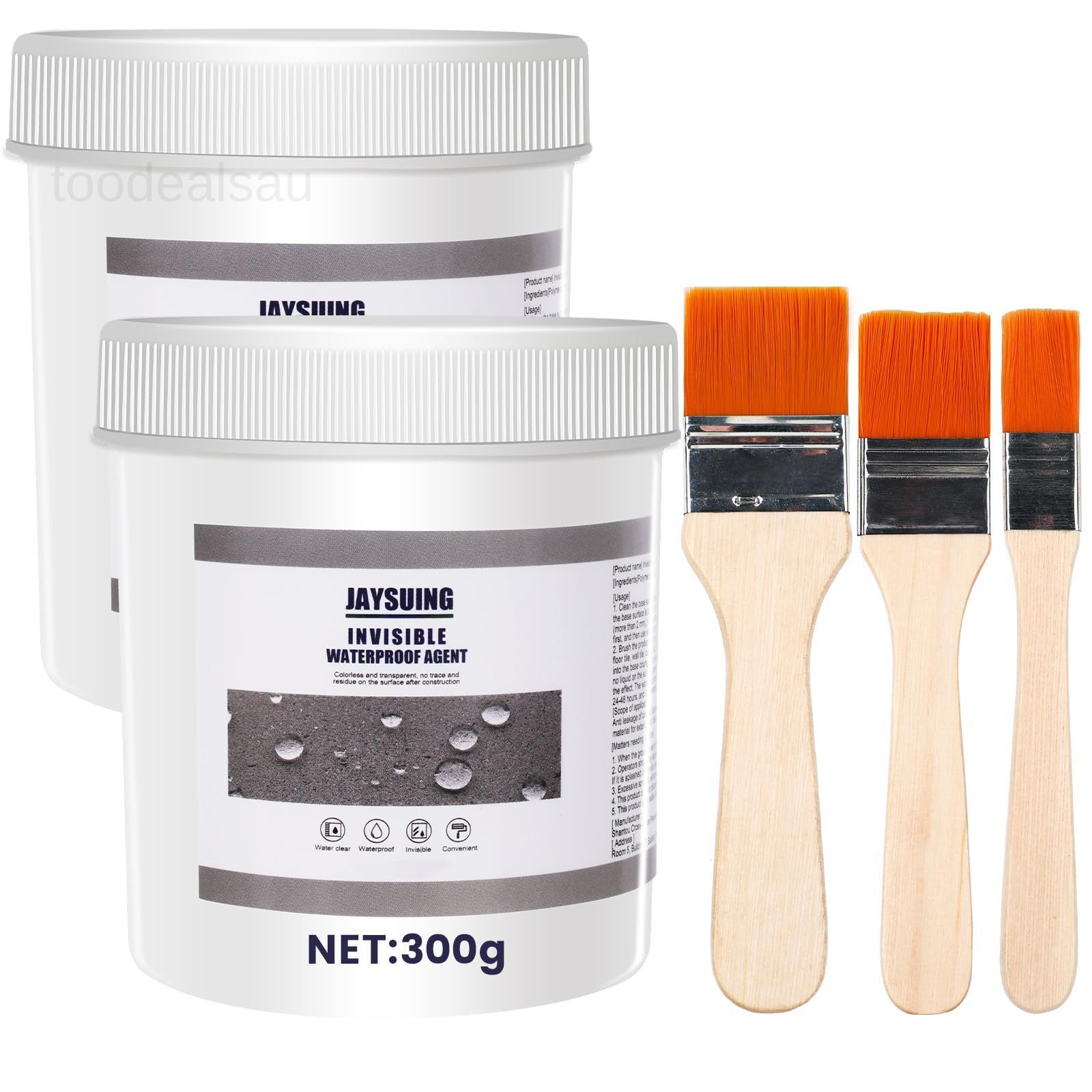 21 OZ (600g) Jaysuing Invisible Waterproof Agent, Sealant, clear