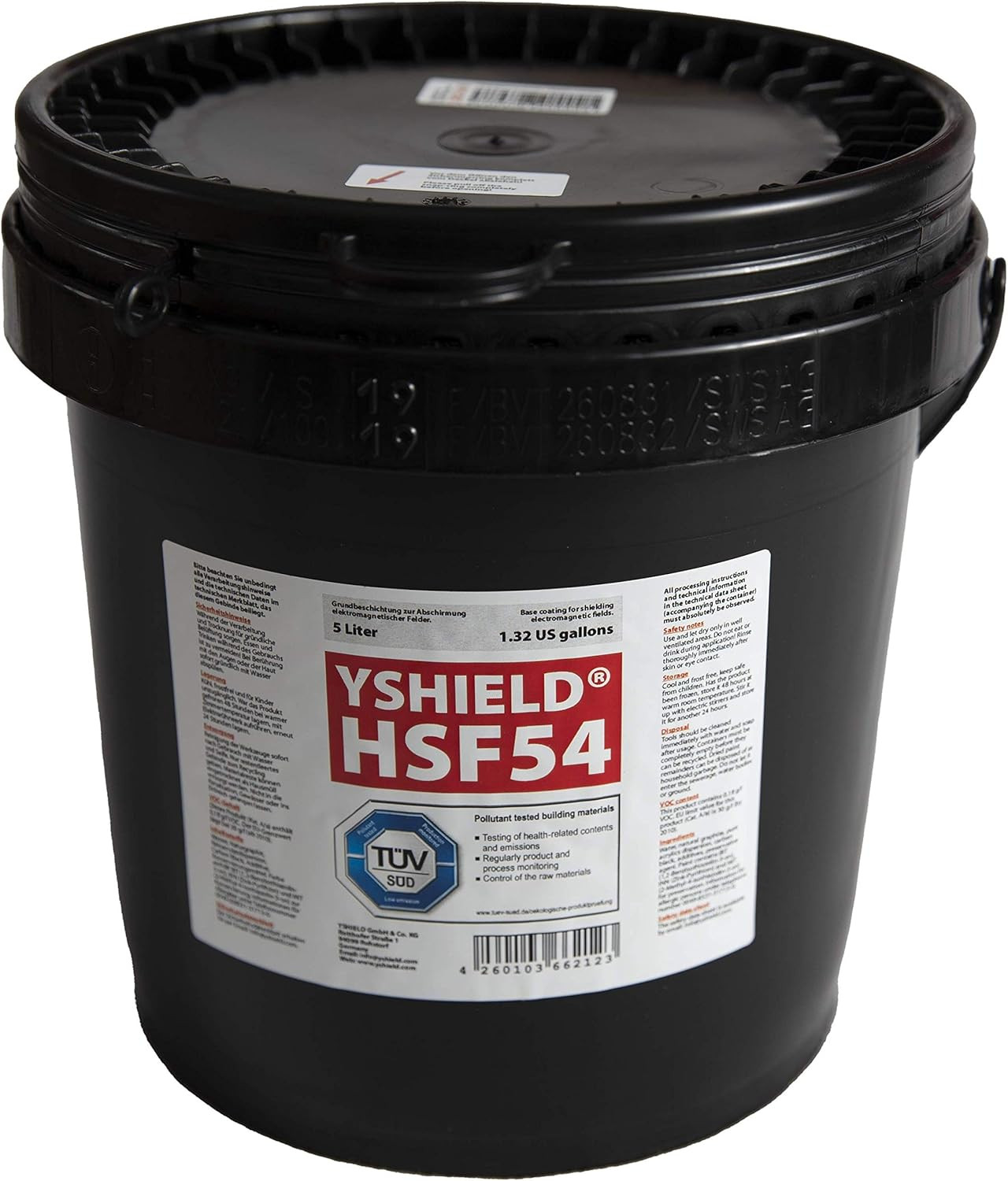 Shielding Solutions EMF Shielding Paint YSHIELD HSF54 5 Liter