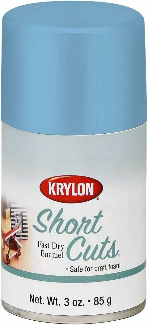 Krylon KSCS10100 Short Cuts Aerosol Spray Paint, 3-Ounce, Turquoise