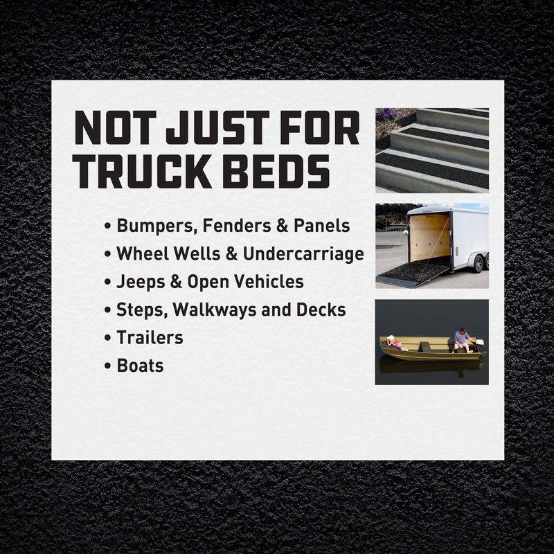 Truck Bed Aerosol Protective Spray Rust Scratches Fading Trim Undercoating New