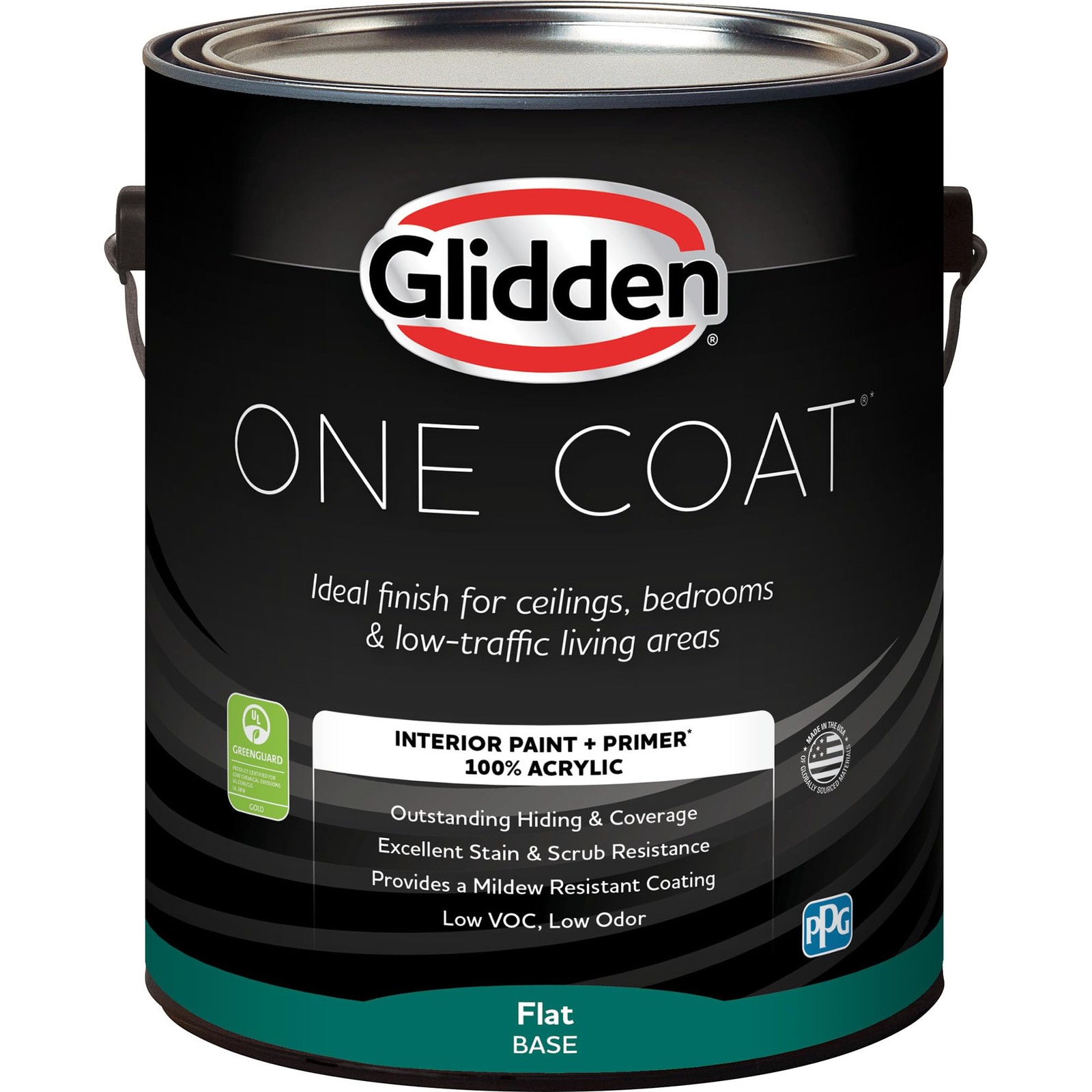 Glidden Interior Paint Premiumr Brown/Sauteed Mushroom One Coat Flat 1-Gallon