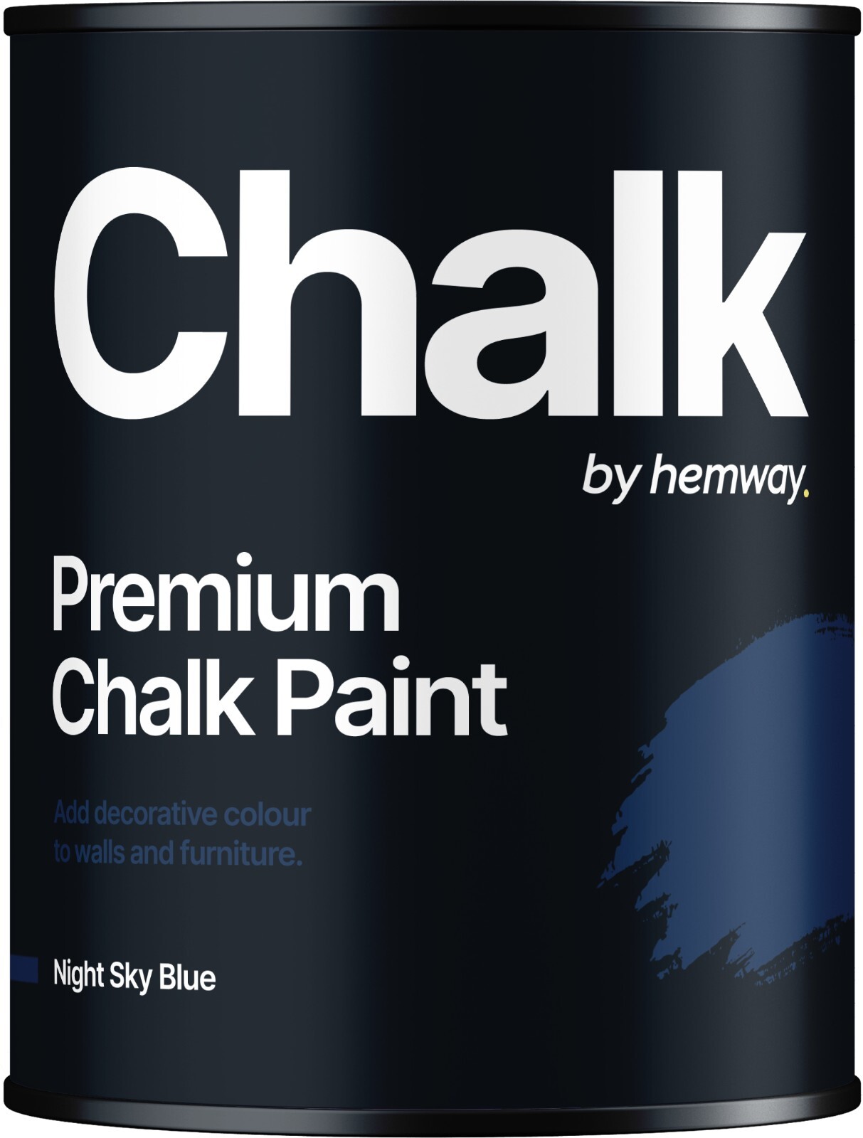 Hemway Night Sky Blue Chalk Paint Matt Wall Furniture Chic Shabby Vintage – 1L