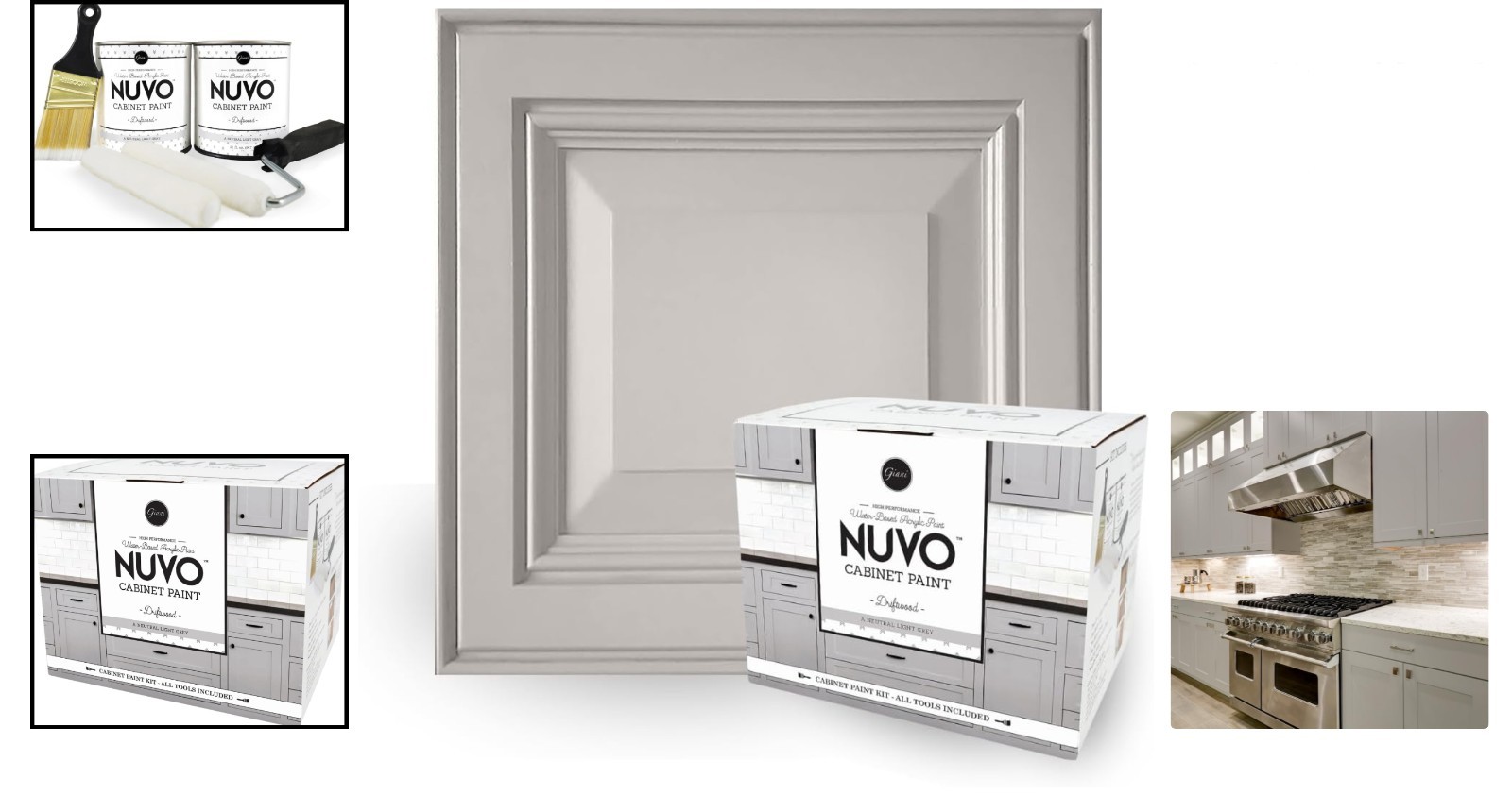 Effortless Cabinet Transformation with Nuvo Driftwood Paint Kit – Safe & Stylish