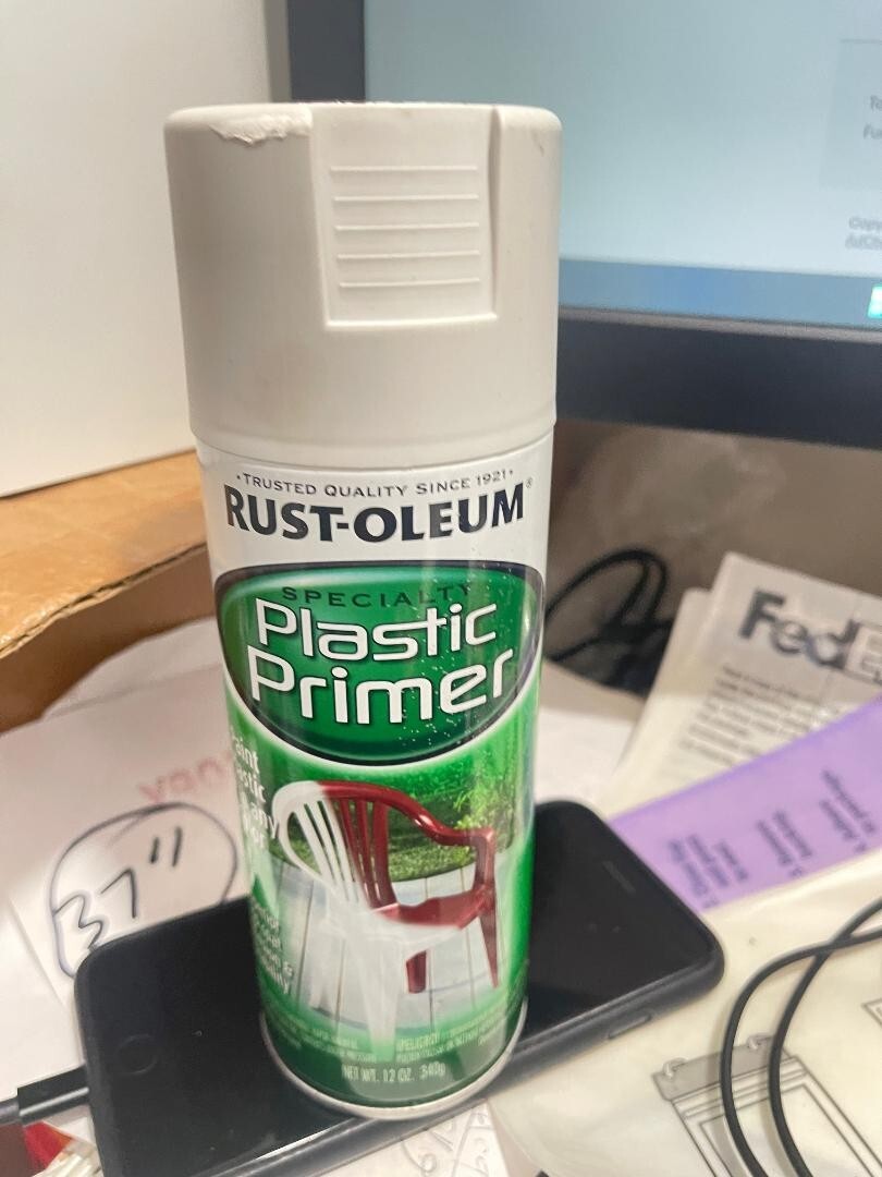 USED Rust-oleum 209460 Primer Spray, 12 oz Aerosol, Liquid, White(A3)