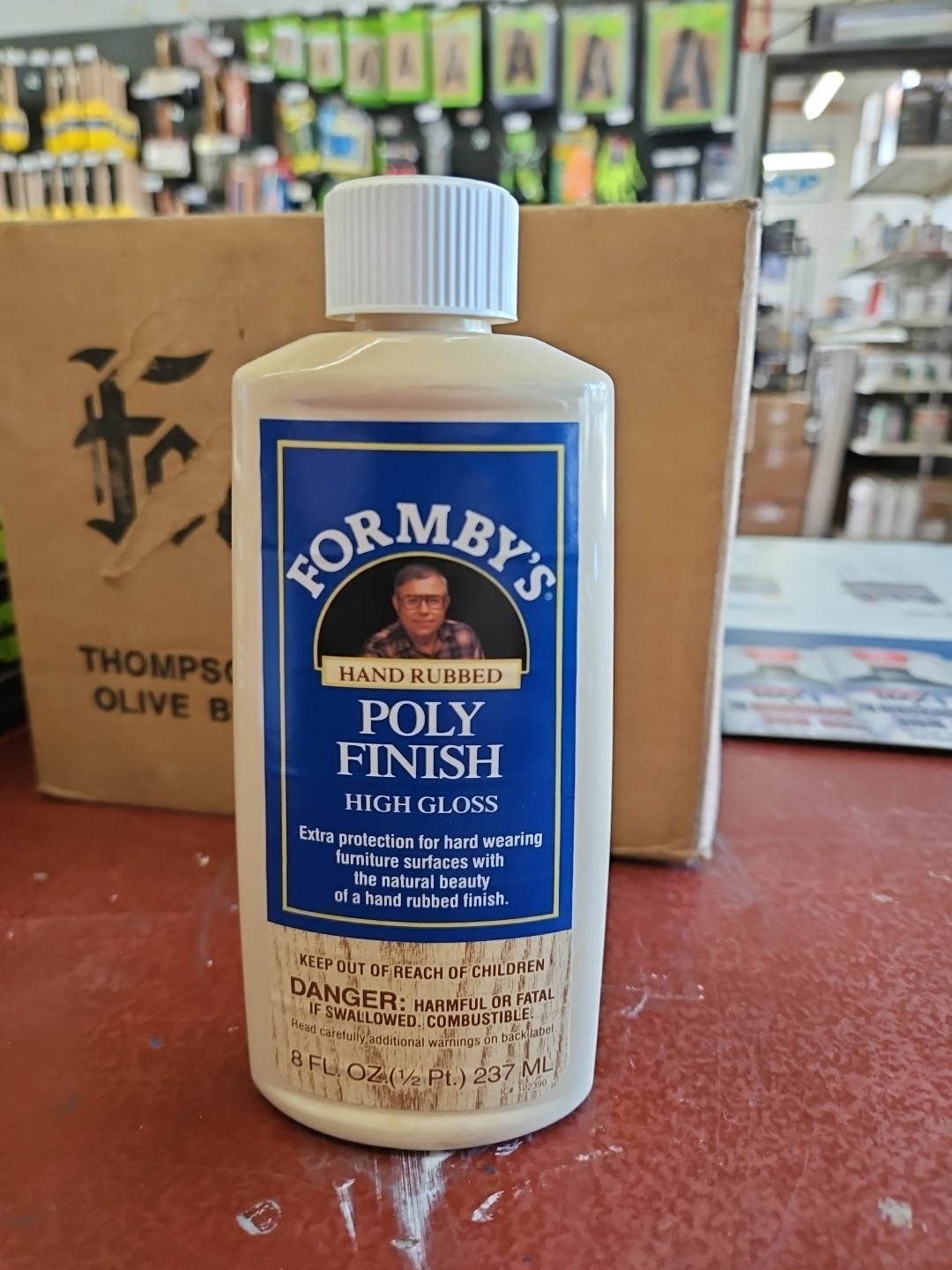 Formby’s Hand Rubbed Poly Finish High Gloss 8oz. Discontinued