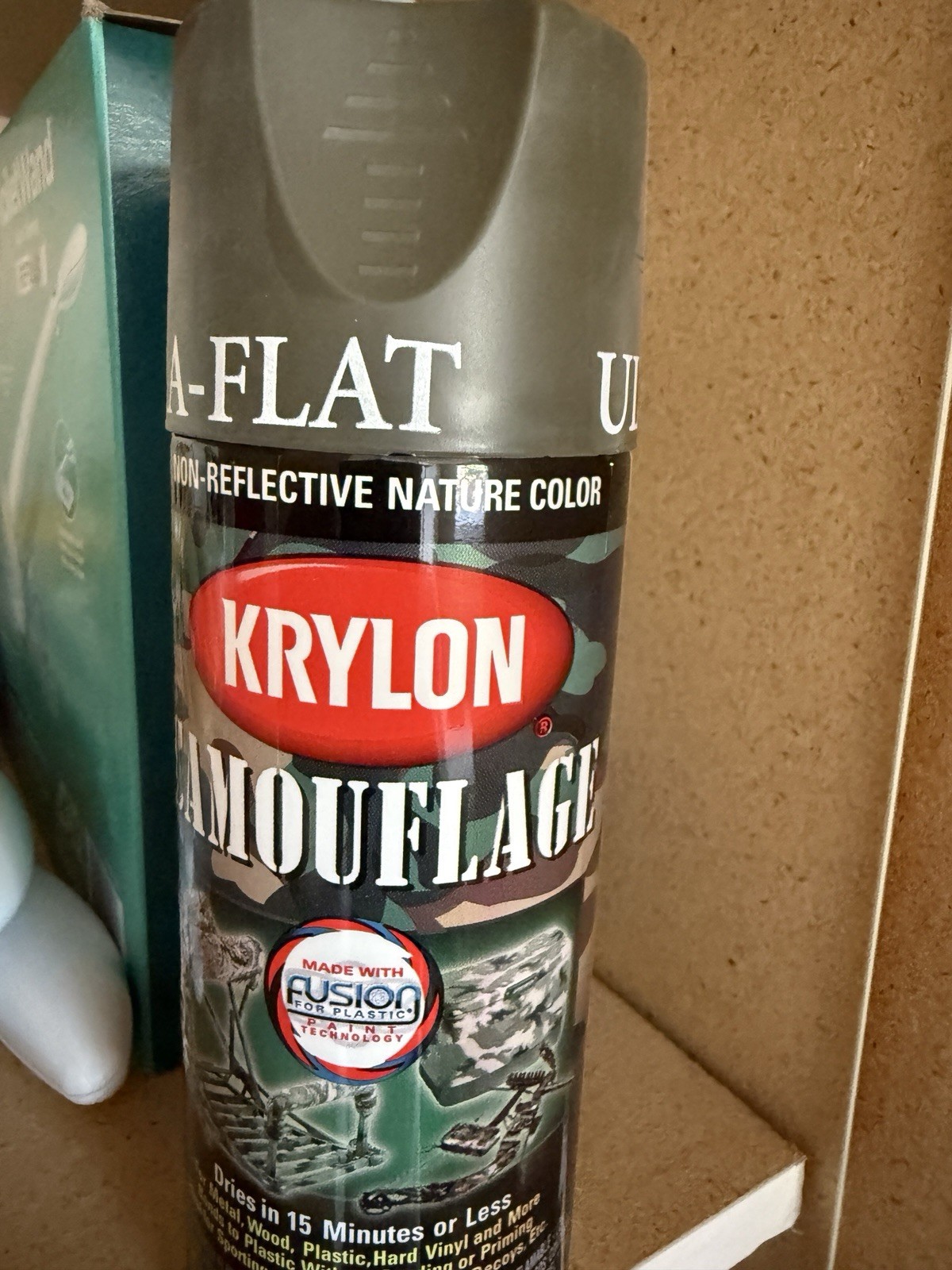 Rust-Oleum Specialty Flat Camouflage Spray Paint Fast Dry 12 oz OLIVE
