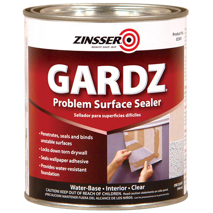 qt Zinsser 02304 Clear Zinsser, Gardz Water-Based Problem Surface Sealer