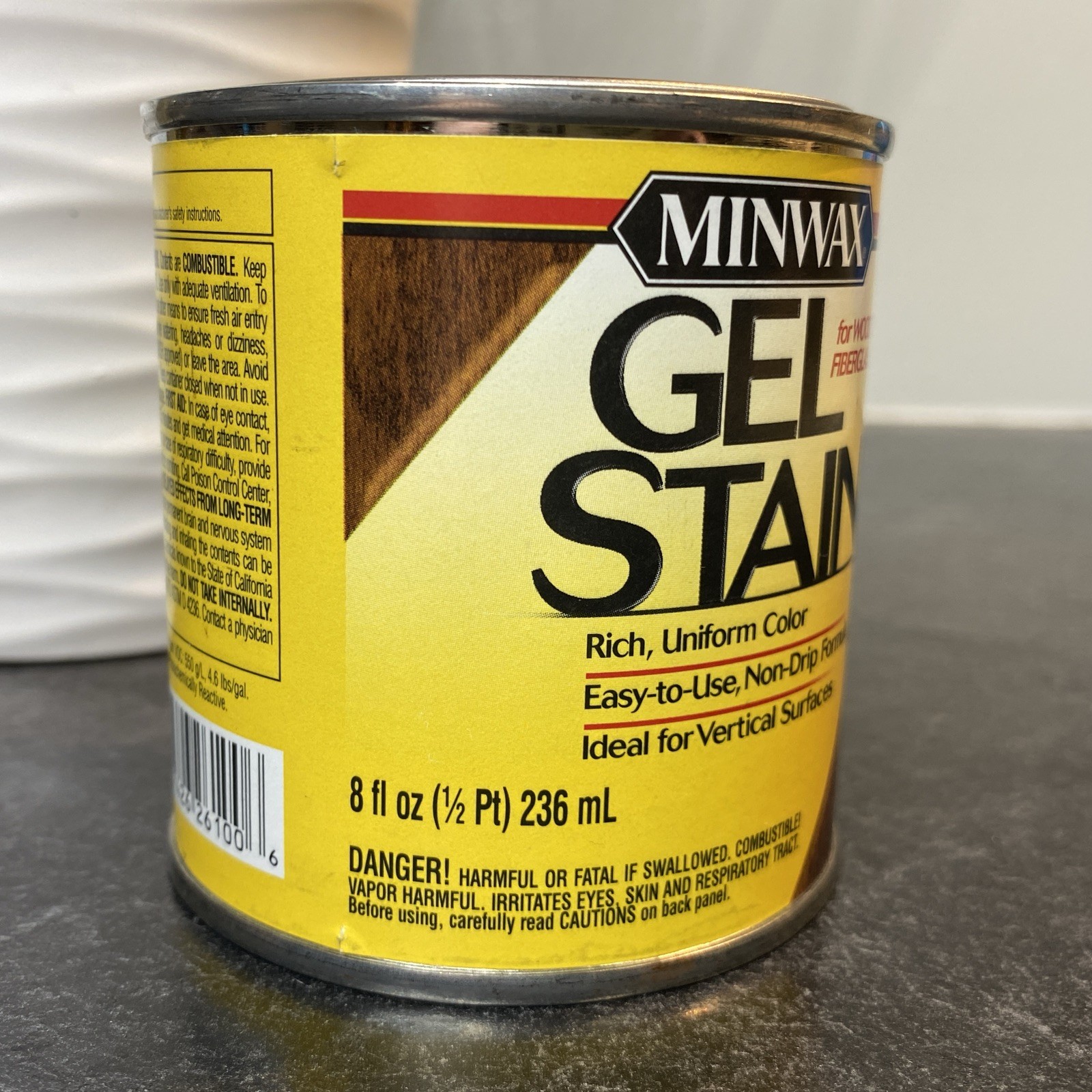 NEW Minwax Gel Stain HICKORY 1/2 Pint 8 oz Non Drip Formula
