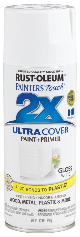 RUST-OLEUM PAINTER’S Touch 249090 Gloss Spray Paint, 12 OZ.