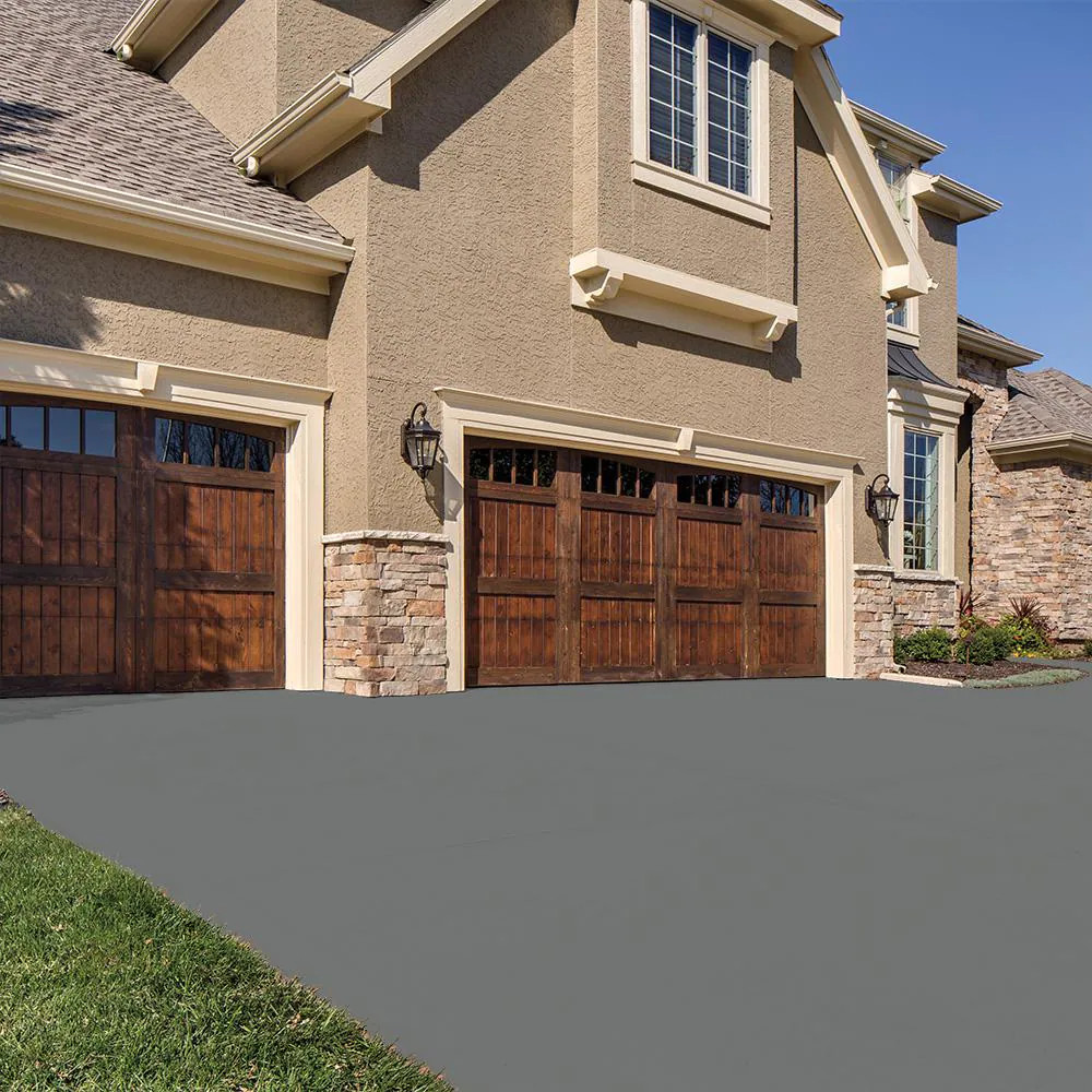 Epoxy Garage Slate Gray Self-Priming Floor Paint Interior Exterior Concrete 5Gal