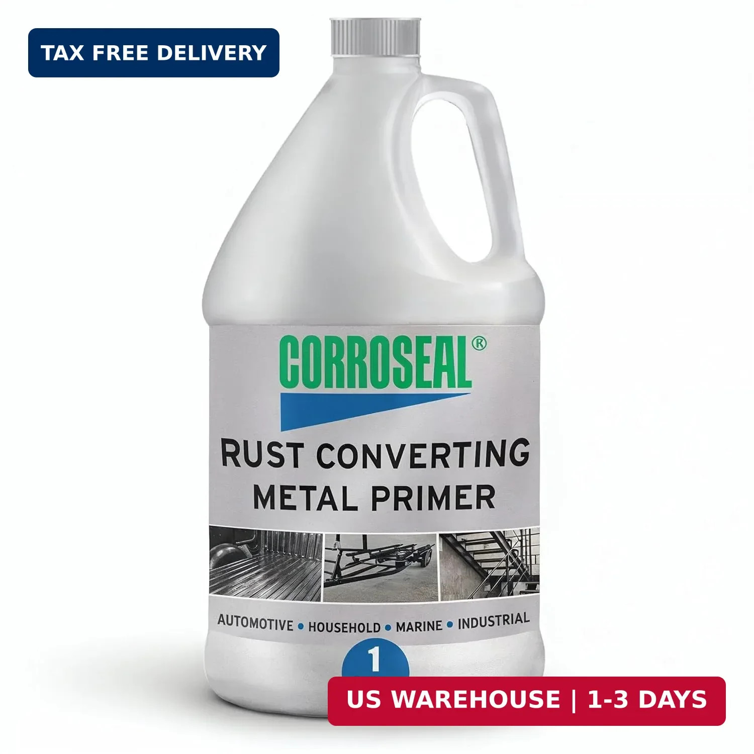 Corroseal Rust Converter & Metal Primer – Stops & Prevents Corrosion on Metal, P