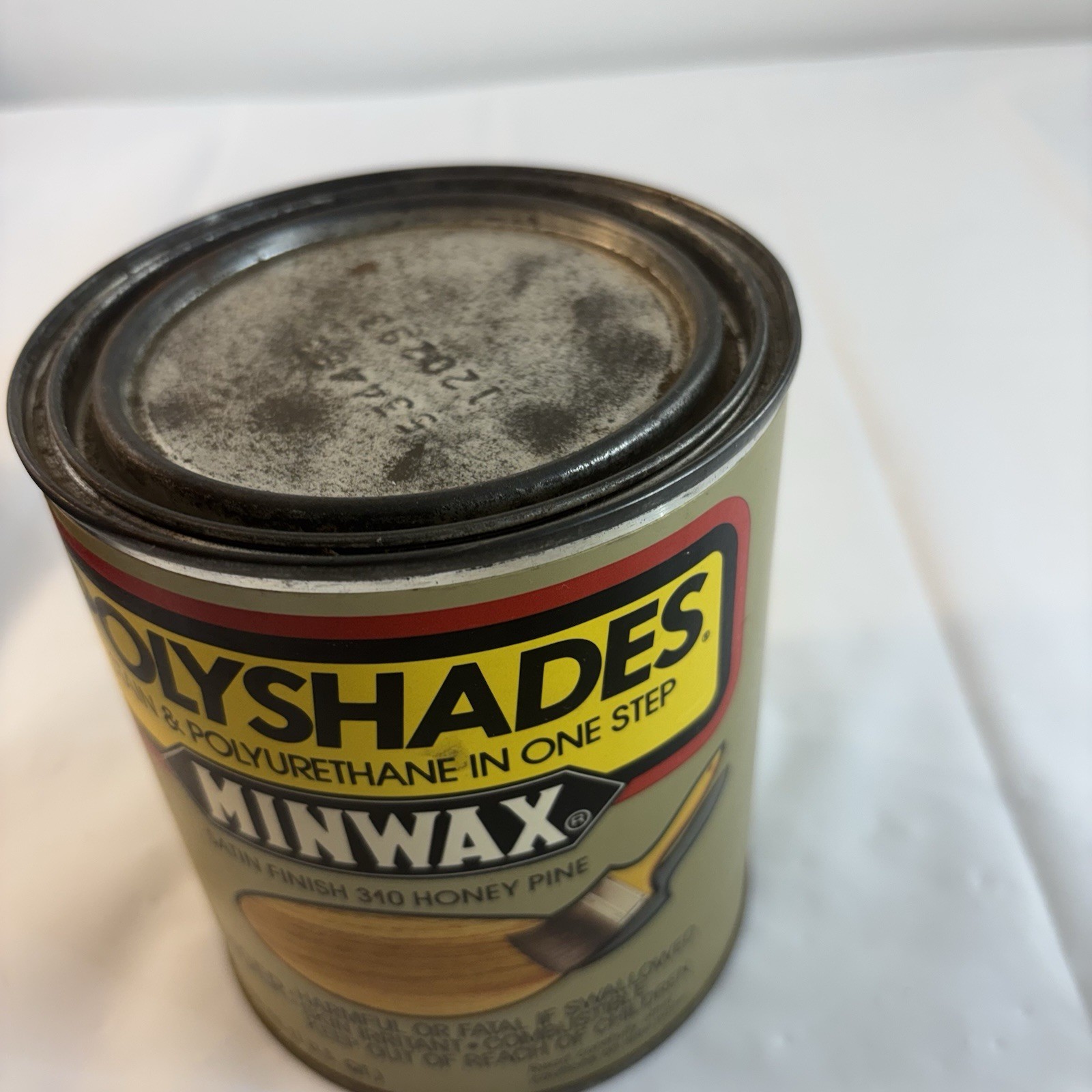 Minwax Polyshades Wood Stains, Satin Honey Pine 1 qt. Vtg Made In The USA