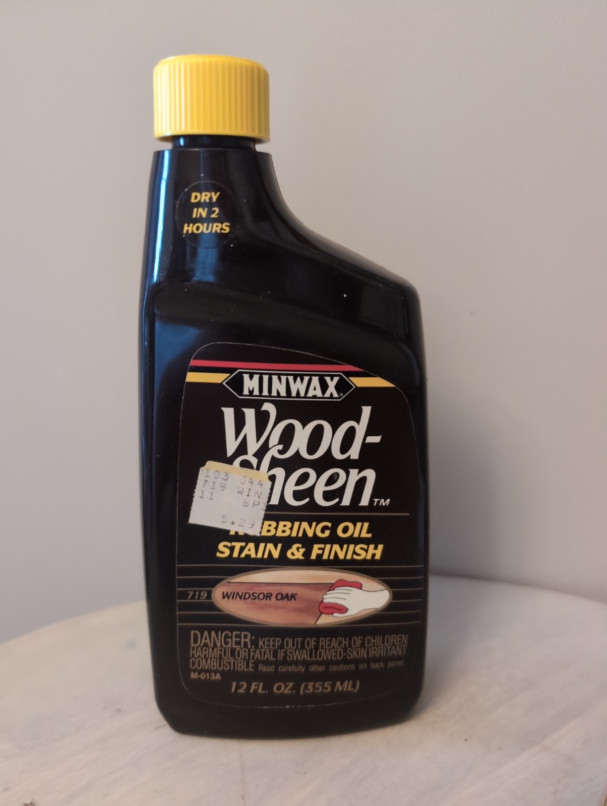 Minwax Wood-Sheen Rubbing Oil Stain Finish Windsor, Oak Yellow Cap Discontinued