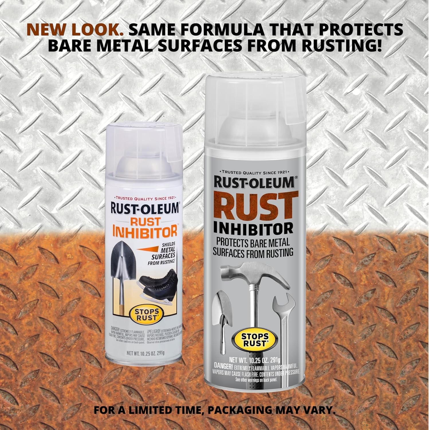 Stops Rust Corrosion Inhibitor Spray, Clear Anti‑Rust Coating for Metal LongLast