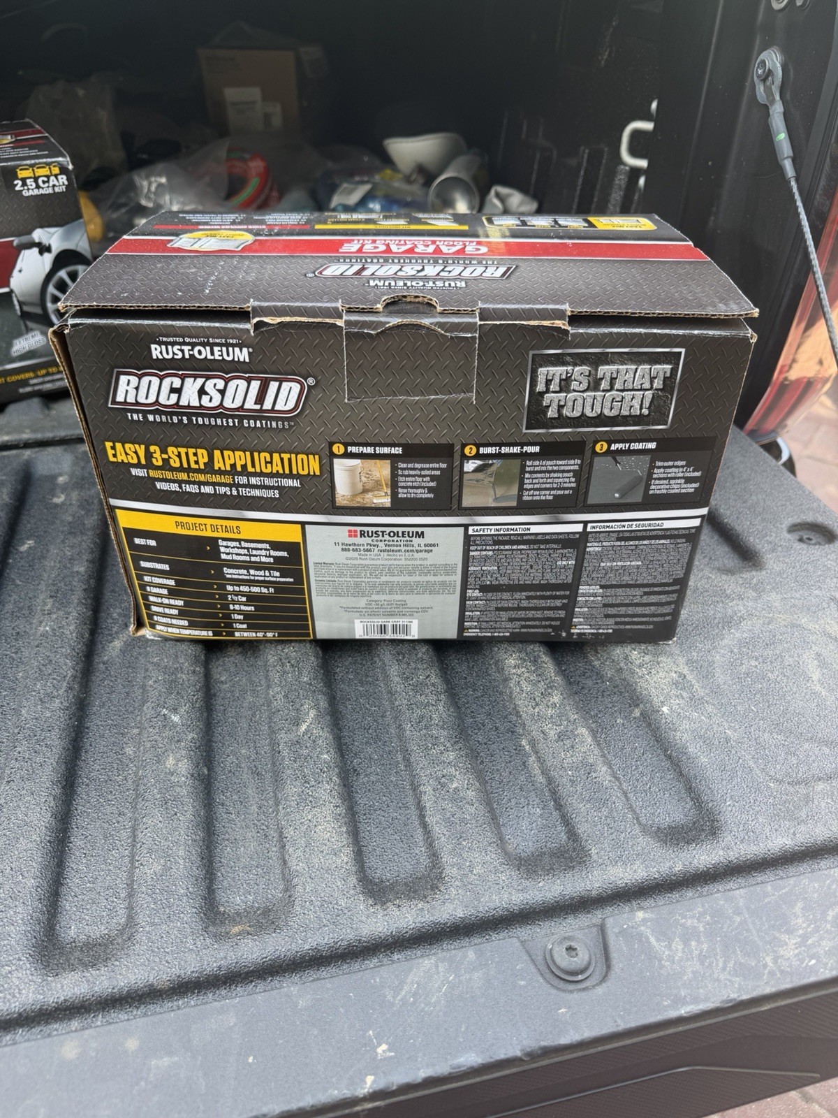 180 oz. Dark GrayPolycuramine 2.5 CarGarage Floor Kit