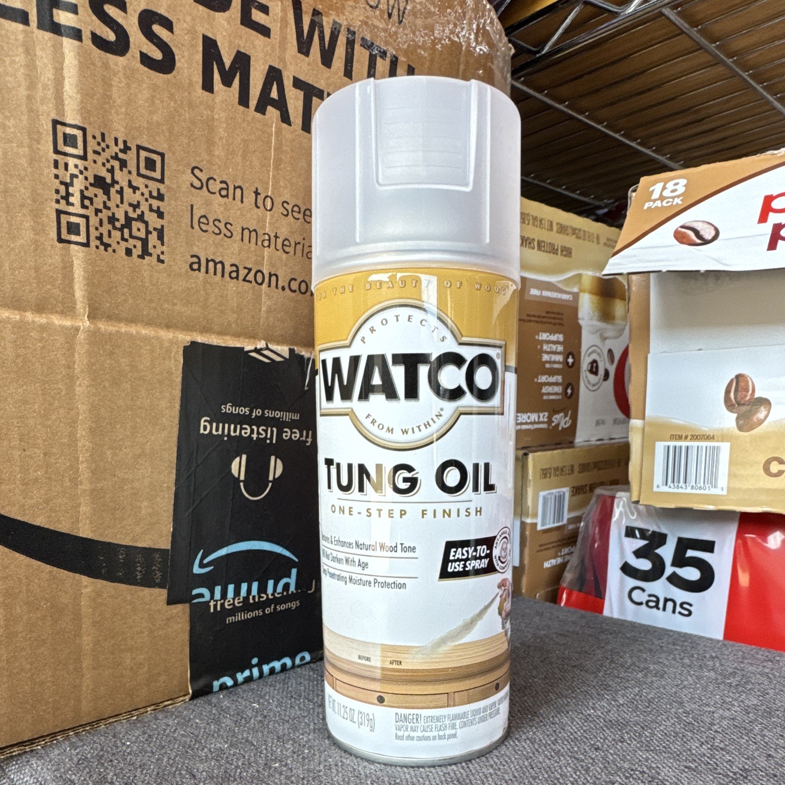 Watco Tung Oil One-Step Finish Clear Matte Aerosol Spray