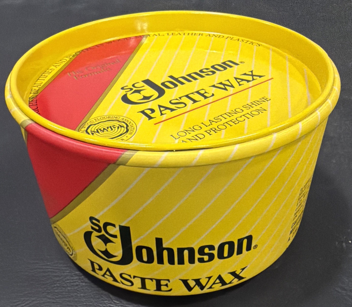 SC Johnson Paste Wax 1988 Original Formula Wood and Metal Protectant 90% Full