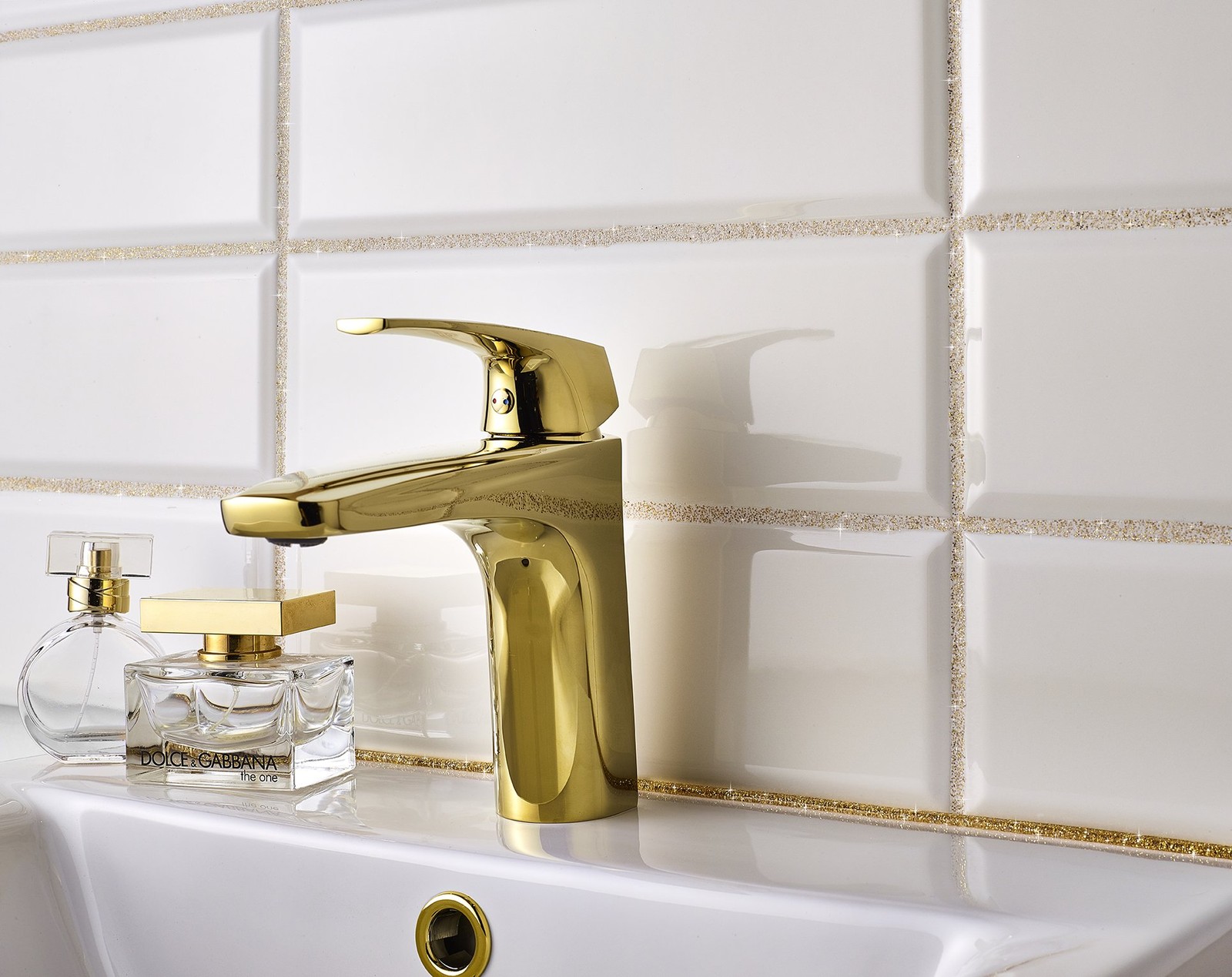 v1rtus Gold Glitter Grout Tile Additive 100g / 3.5oz for Wet Room Bathroom