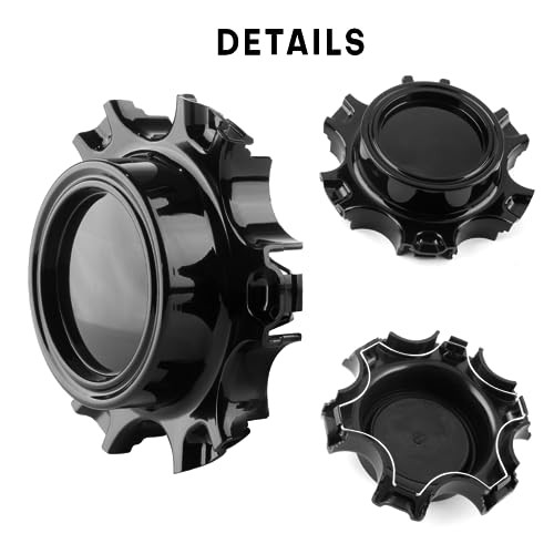 for Tacoma H659-TRD Wheel Center caps TRD Center Hubcaps | 4 Pack High Gloss