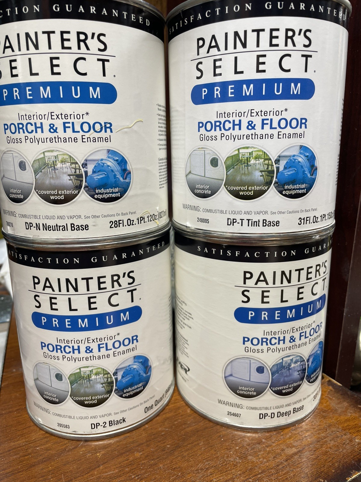 Painters Select Premium Porch & Floor Gloss Polyurethane Enamel Paint – 14 Quart