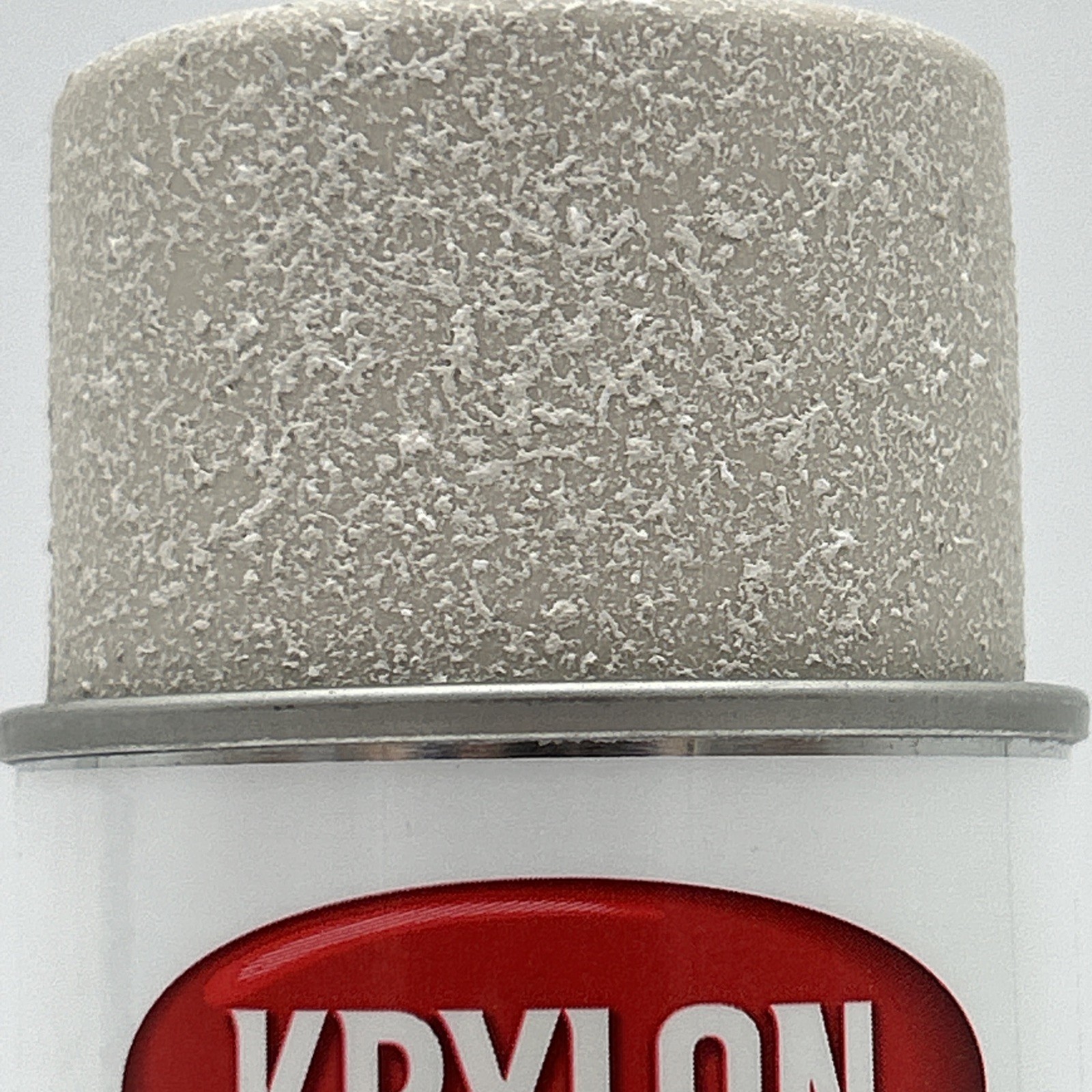 Krylon K18213 Coarse Stone Texture Finish Spray Paint, White Onyx, 12 Ounce