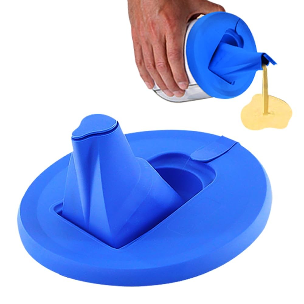 Paint Can Lid Cover and Pouring Spout for 1Gallon Containers, 1 Pack Secure …