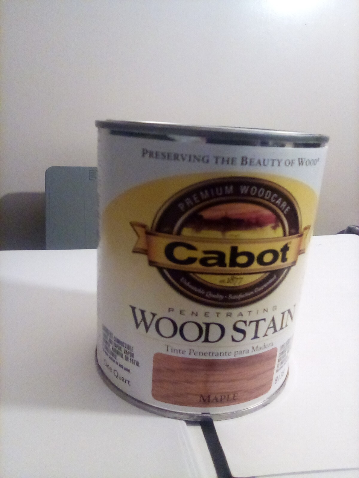 Cabot 32Oz Penetrating Wood Stain Maple Fade Resistant Formula FREE S&H