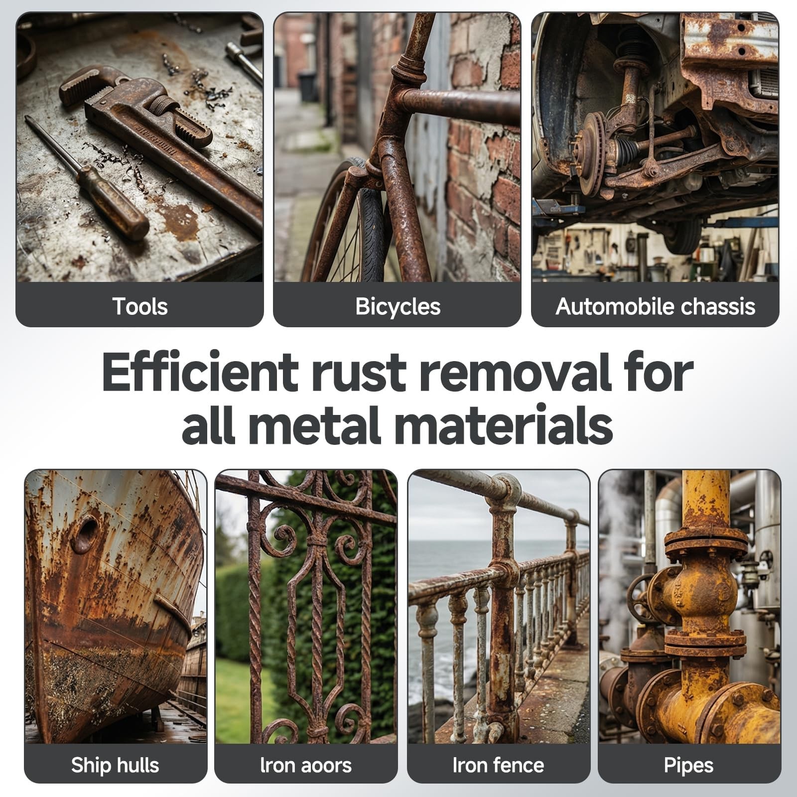 2-in-1 Rust Converter & Metal Primer with Brush(5.29 Oz), Stops & Prevents Co…