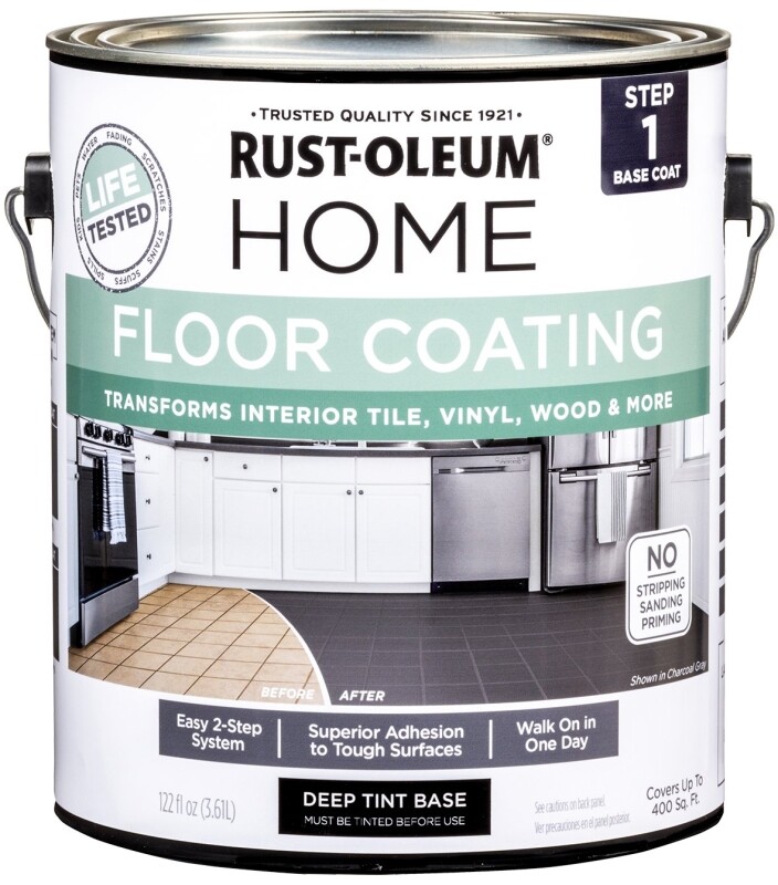 Rust-Oleum 358370 HOME Base Coat, Deep, Black, 1 gal