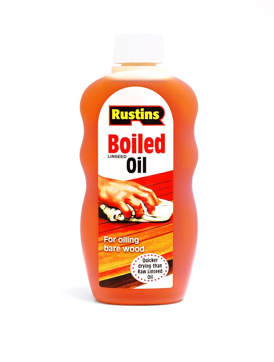 Rustins Boil300 300ml Boiled Linseed Oil Wood Furniture Finish