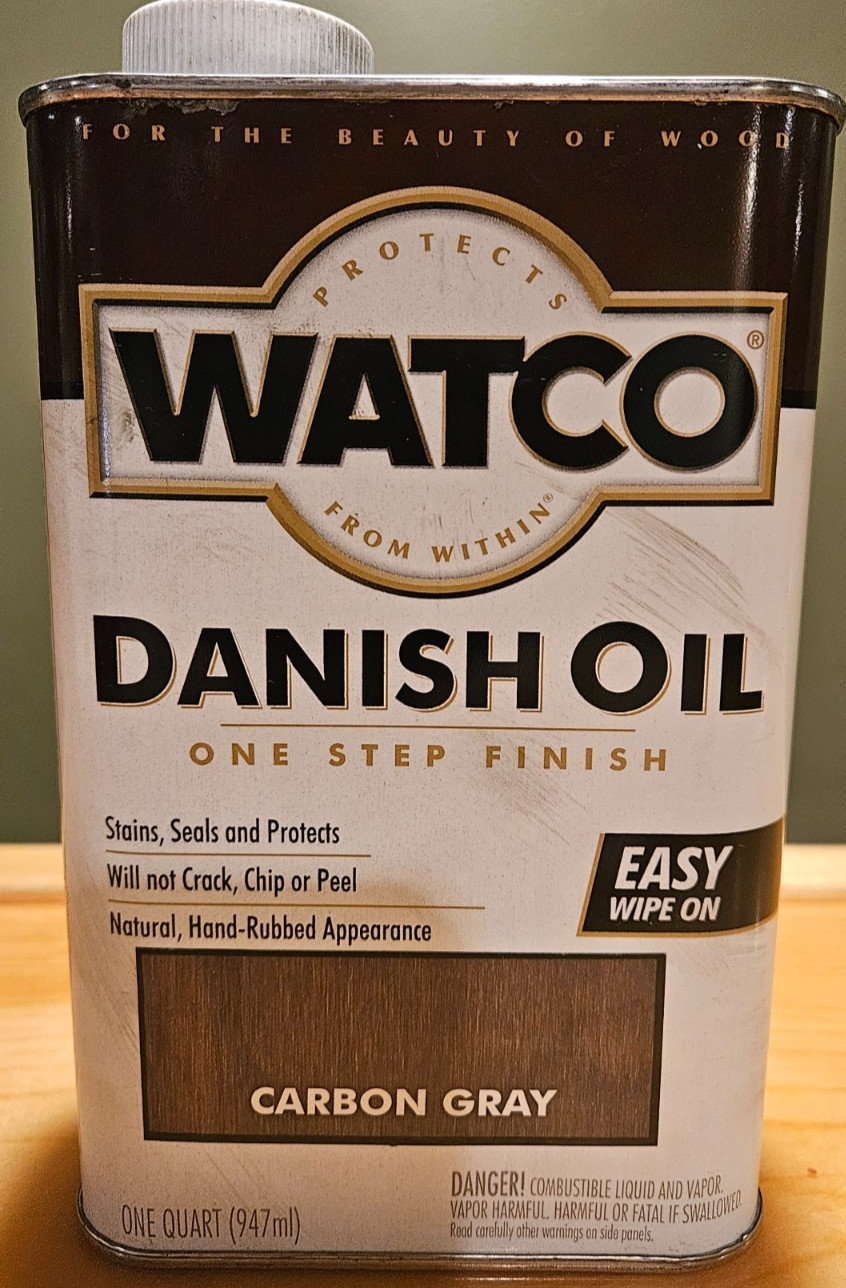 Watco Danish Oil Finish – 321536 Carbon Gray – 1 Quart
