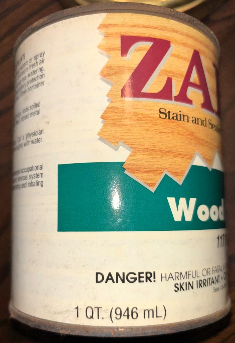 Zar Interior Stain, 117 HONEY MAPLE, Quart