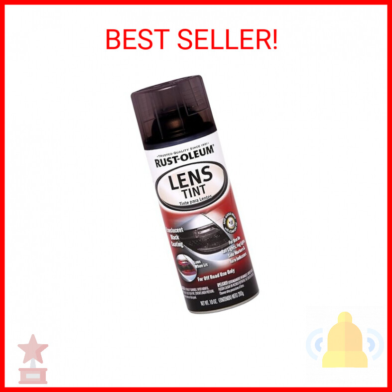Rust-Oleum 253256 Specialty Lens Tint Spray Paint, 10 Oz Aerosol, 8-10 Sq-Ft/Can
