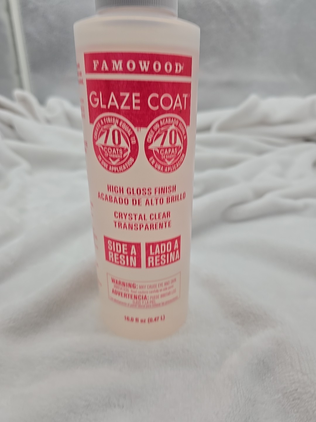 Diamond Glaze Coat Epoxy Side A Crystal Clear High Gloss