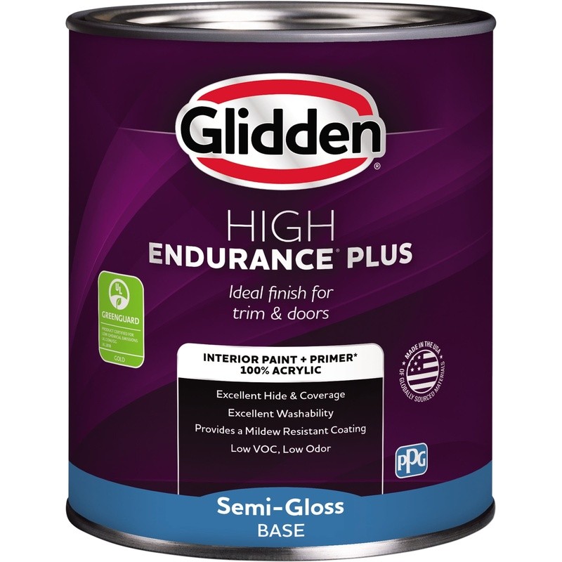 High Endurance Interior Paint Primer Acrylic Low Odor Washable Stain Resistant