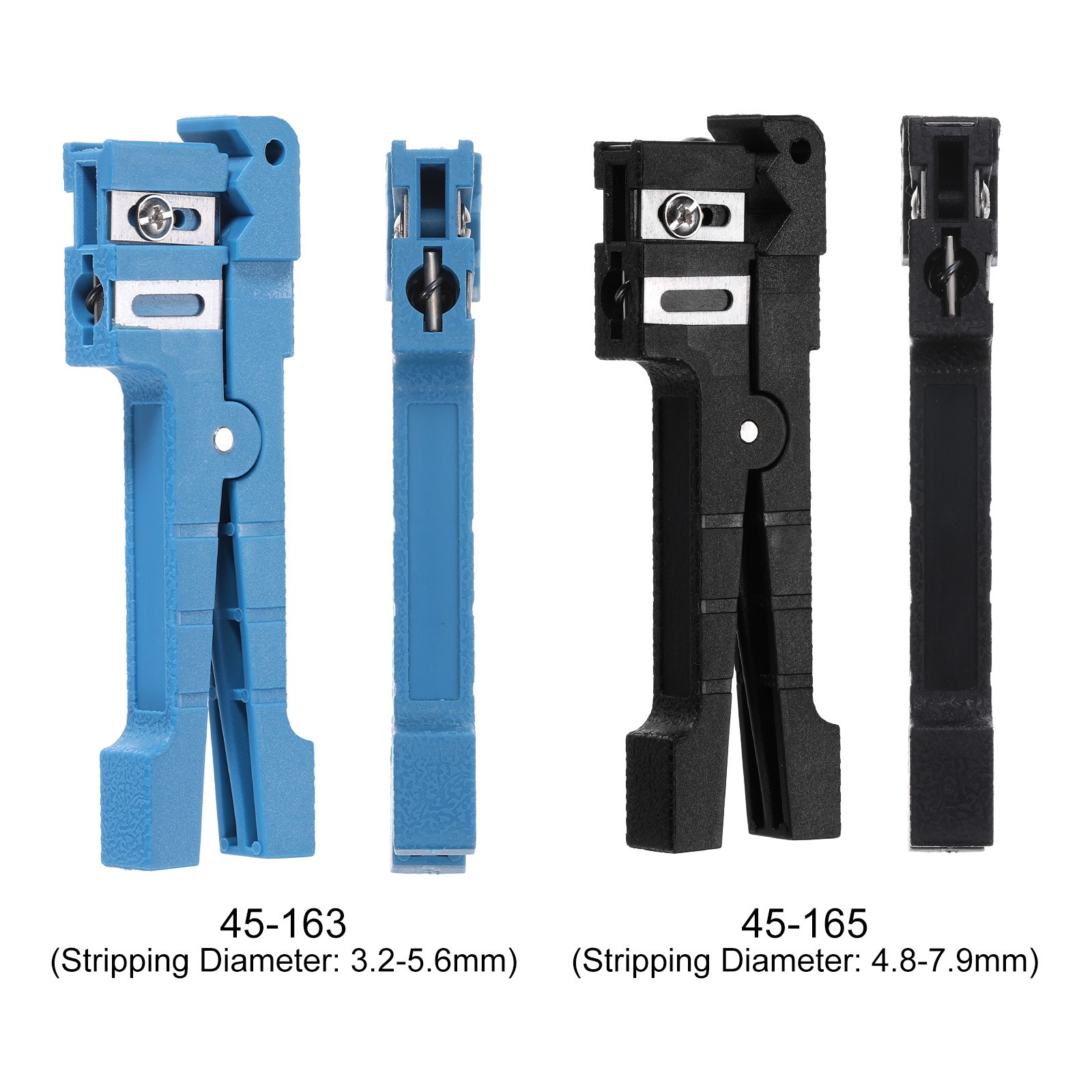 Cable Stripping Cutter Tool 45-163 & 45-165 Standard Cable Fiber Optic Crimper